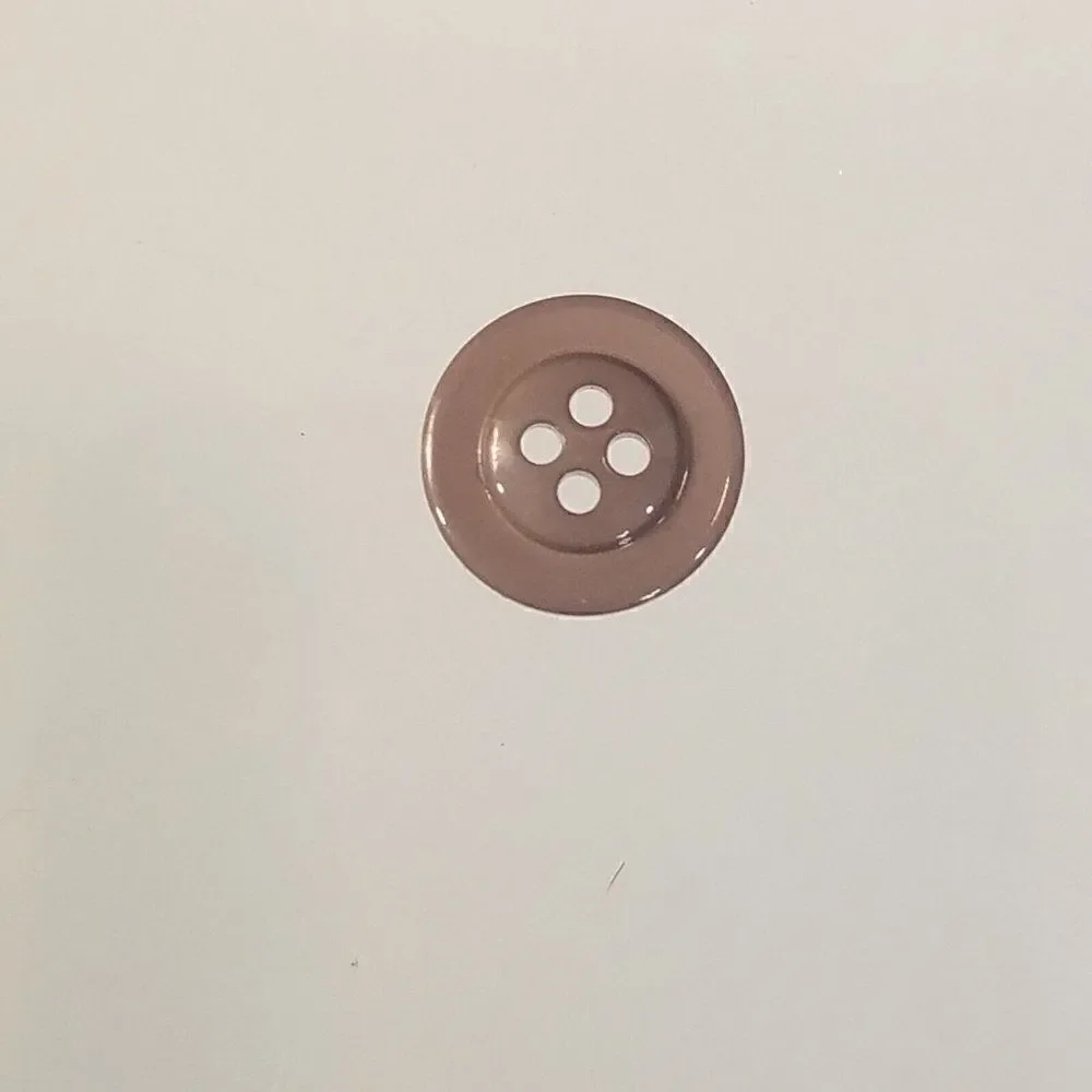 Missoni Replacement Button 4 Hole Gray Plastic Button - Picture 8 of 8
